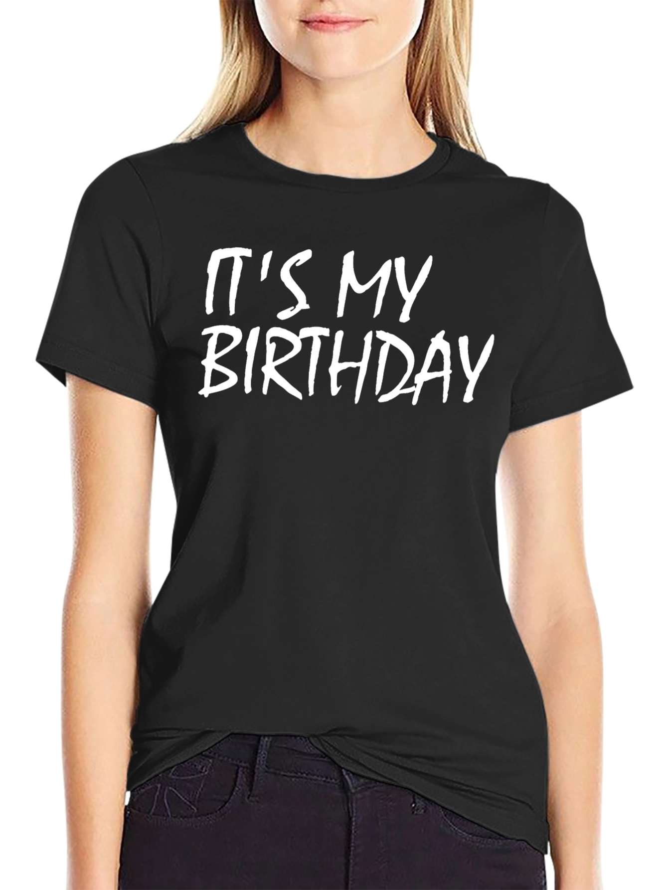 Its My Birthday Graphic Tee - Black