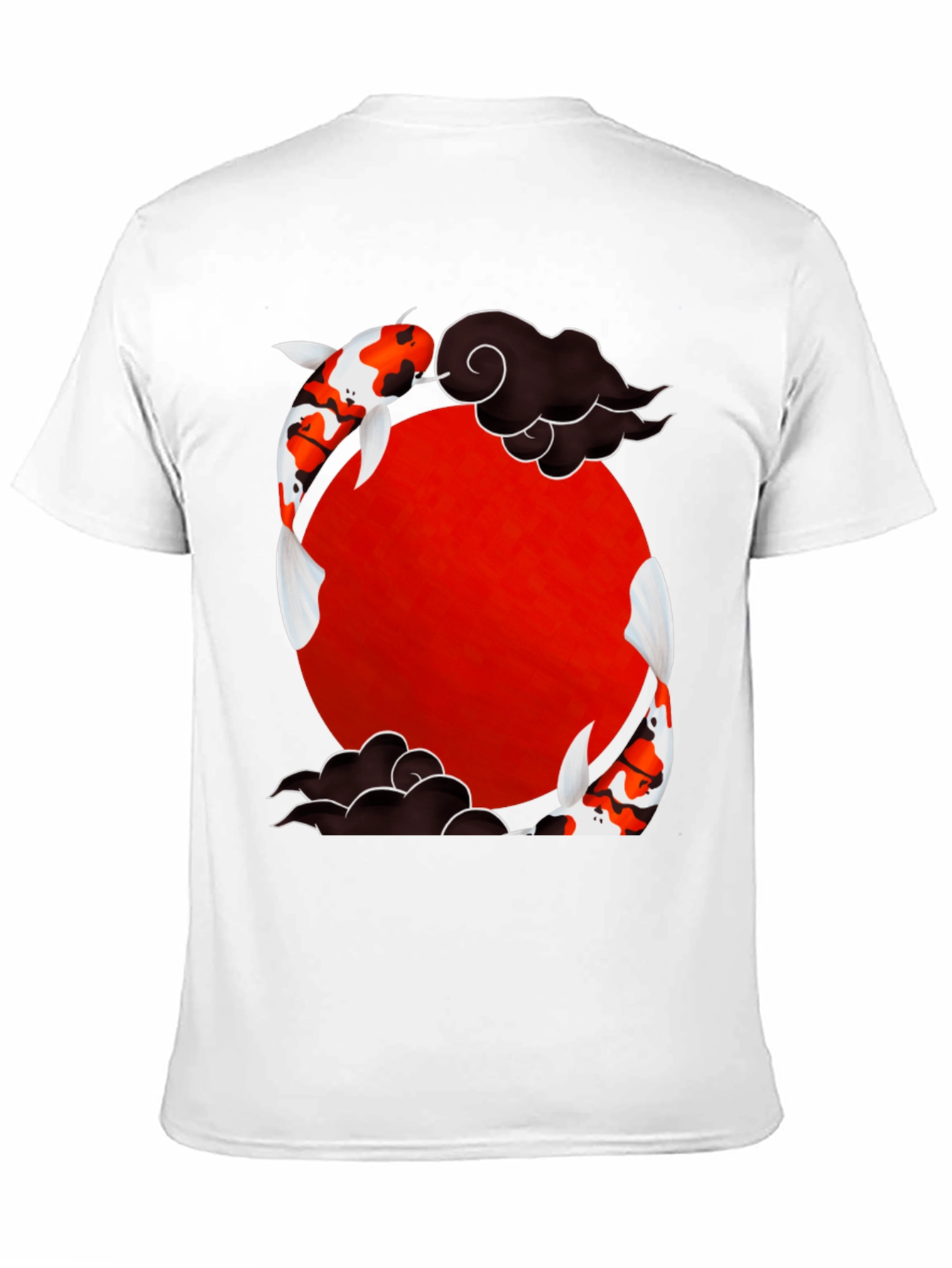Koi Fish Graphic Tee - Japanese Art Style