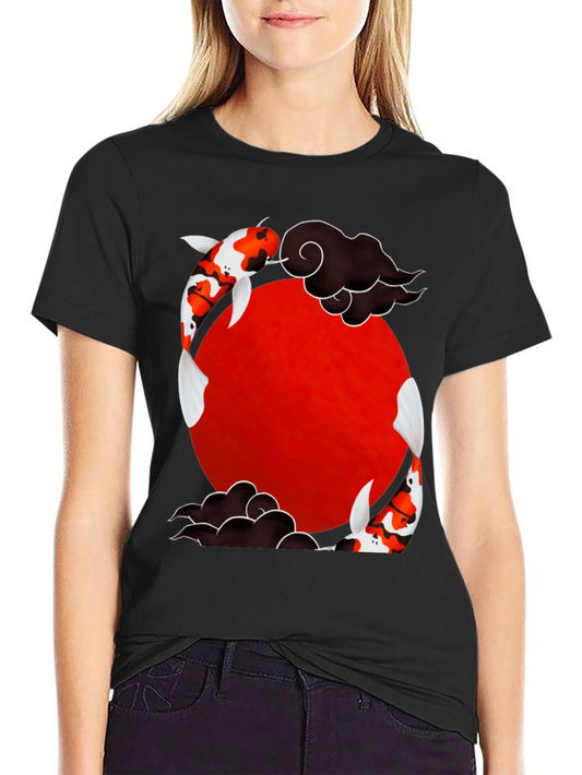 Koi Fish Graphic Tee - Japanese Art Style