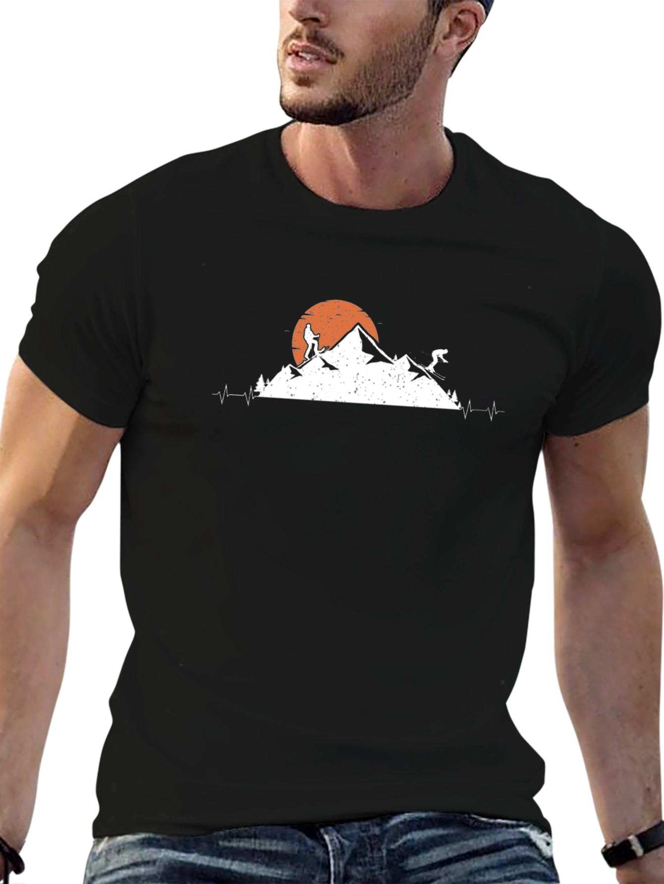 Mountain Adventure Black T-Shirt