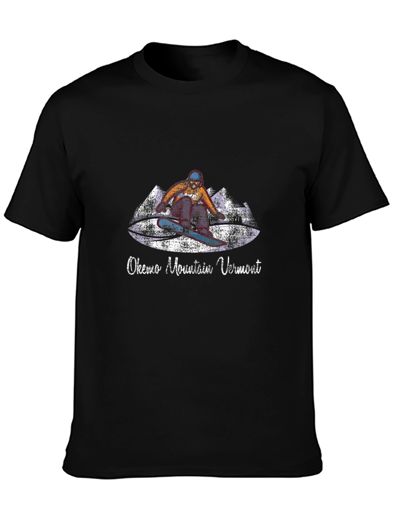 Okemo Mountain Vermont Snowboarder Graphic Tee