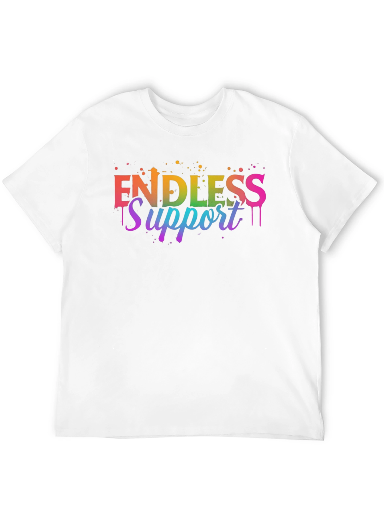 Endless Support Rainbow Graphic Tee