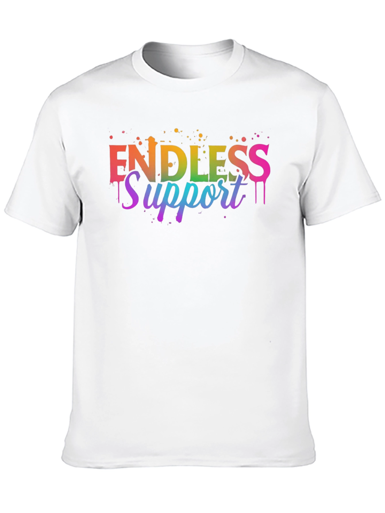 Endless Support Rainbow Graphic Tee
