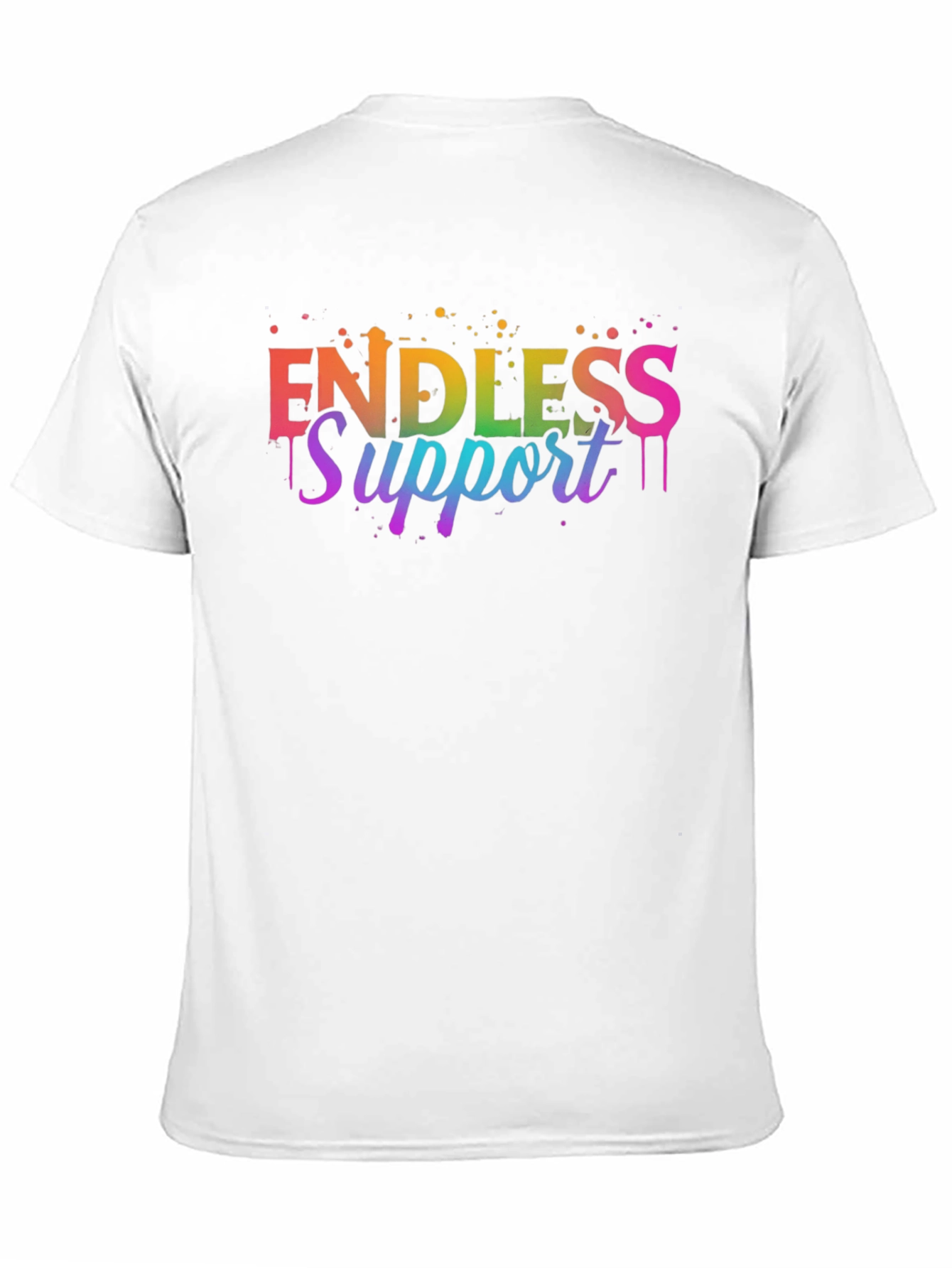 Endless Support Rainbow Graphic Tee