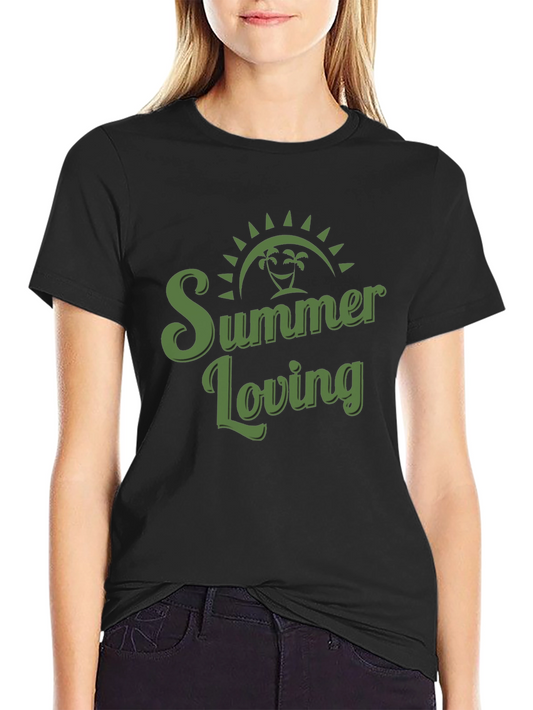 Summer Loving Graphic Tee - Black T-Shirt