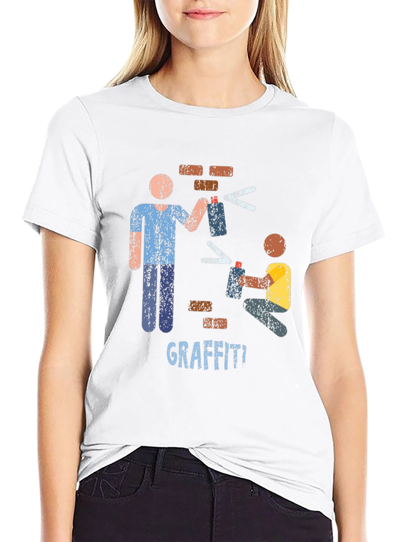 Graffiti Artist Graphic T-Shirt Urban Art Tee