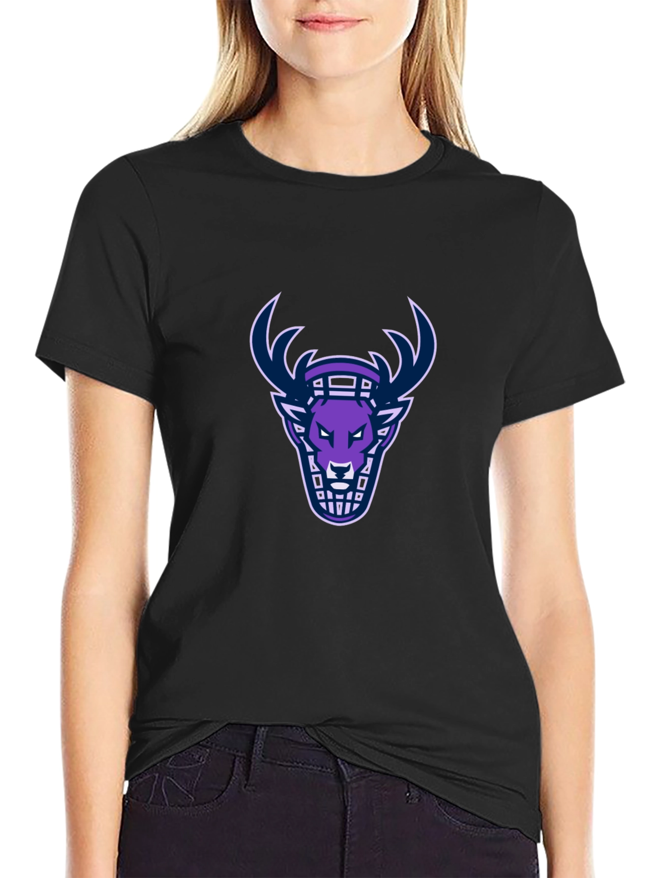 Graphic Tee: Deer Head Design
