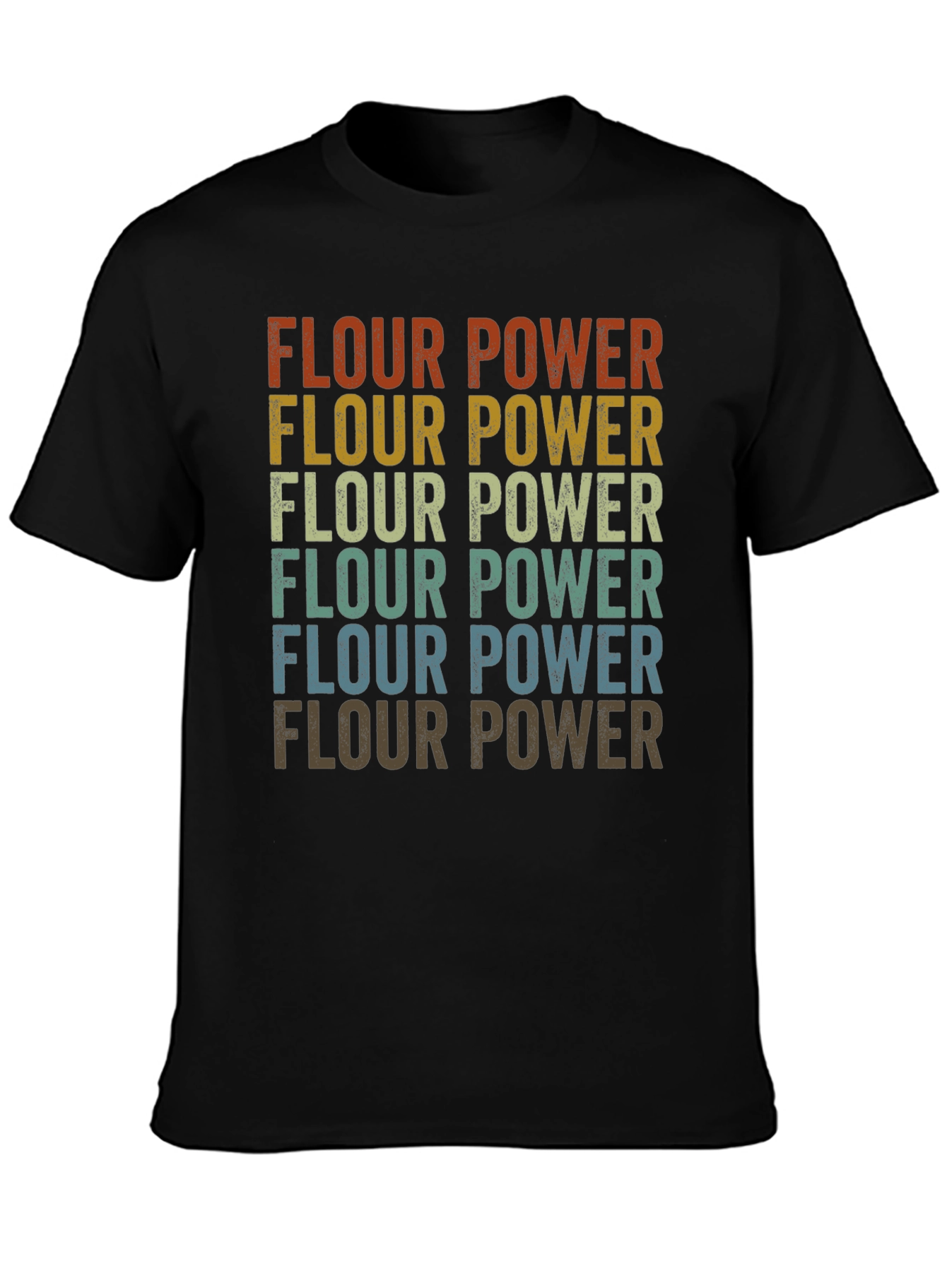 Flour Power Retro Graphic Tee