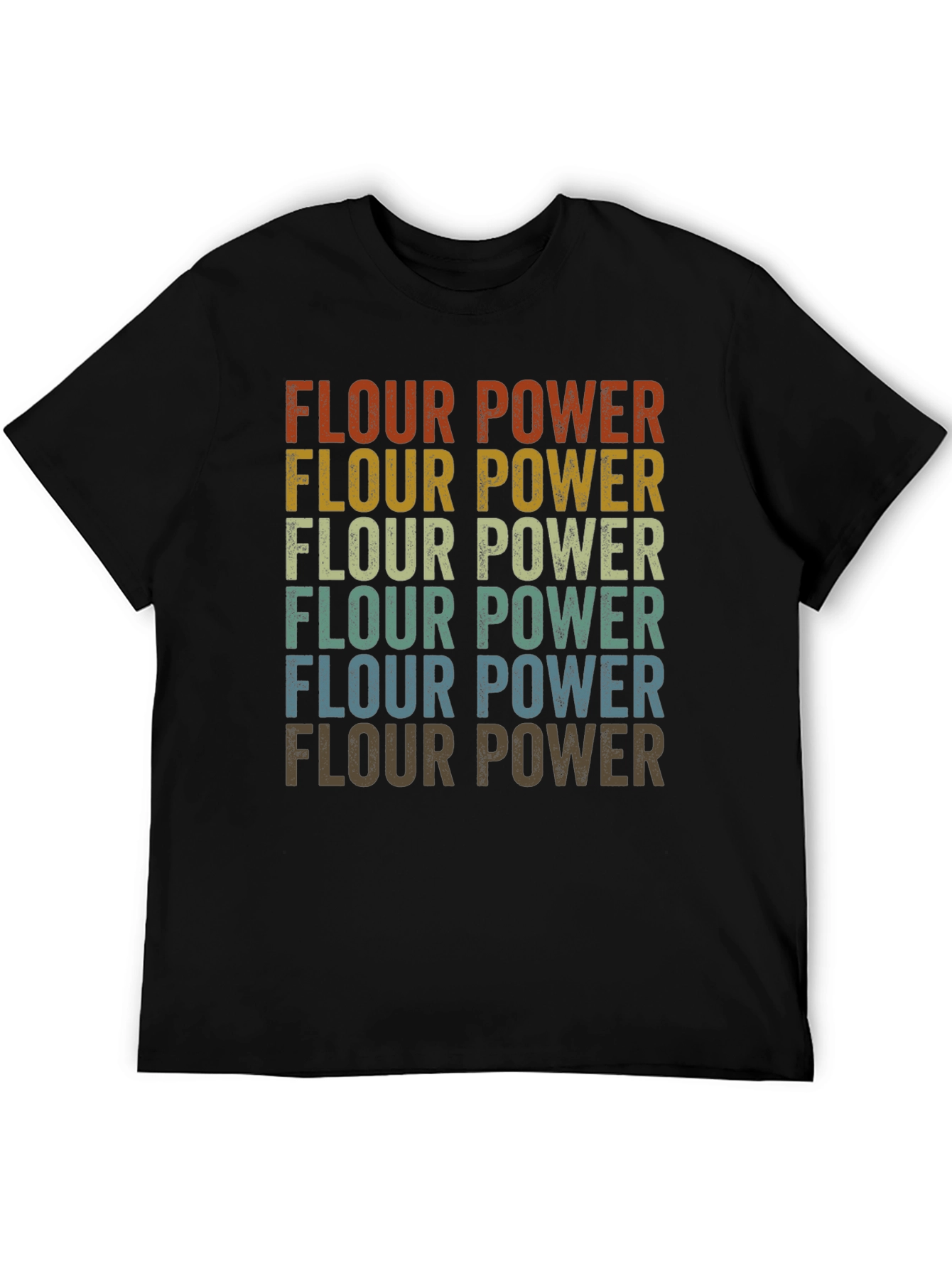 Flour Power Retro Graphic Tee
