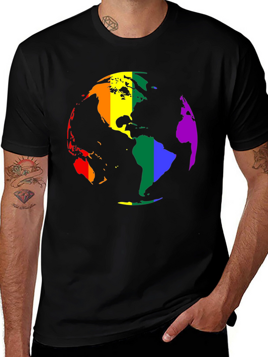 LGBTQ+ Pride Earth Graphic T-Shirt