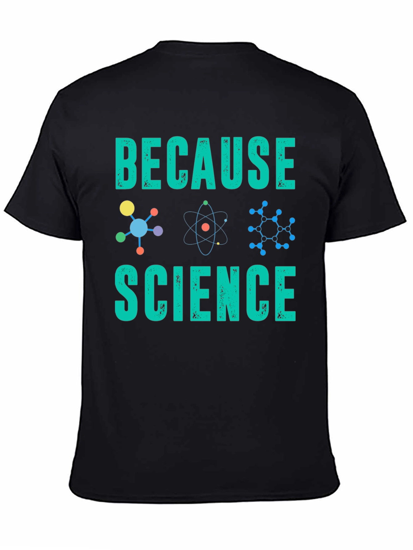 Because Science Graphic T-Shirt - Black