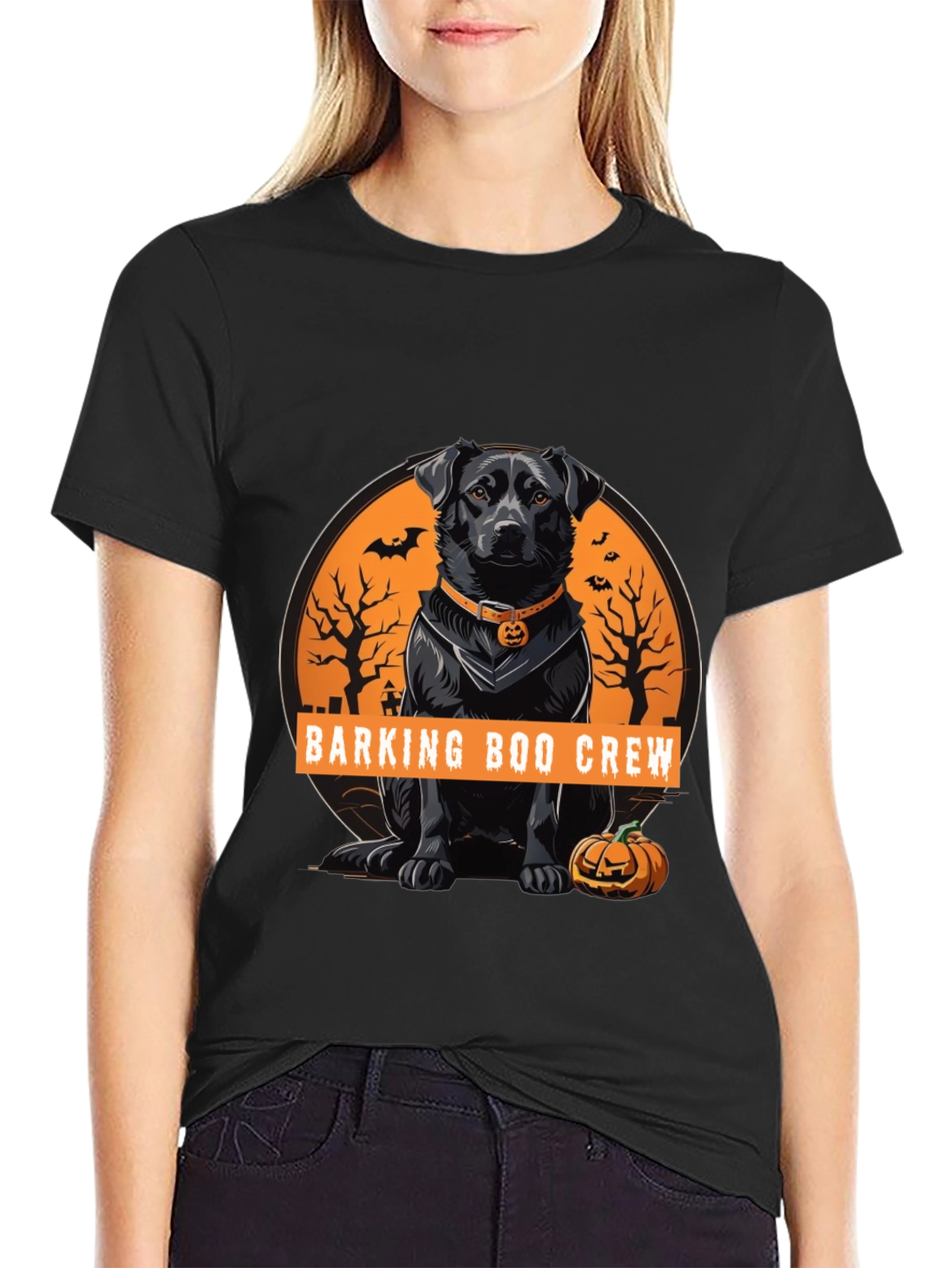 Barking Boo Crew Halloween Dog T-Shirt