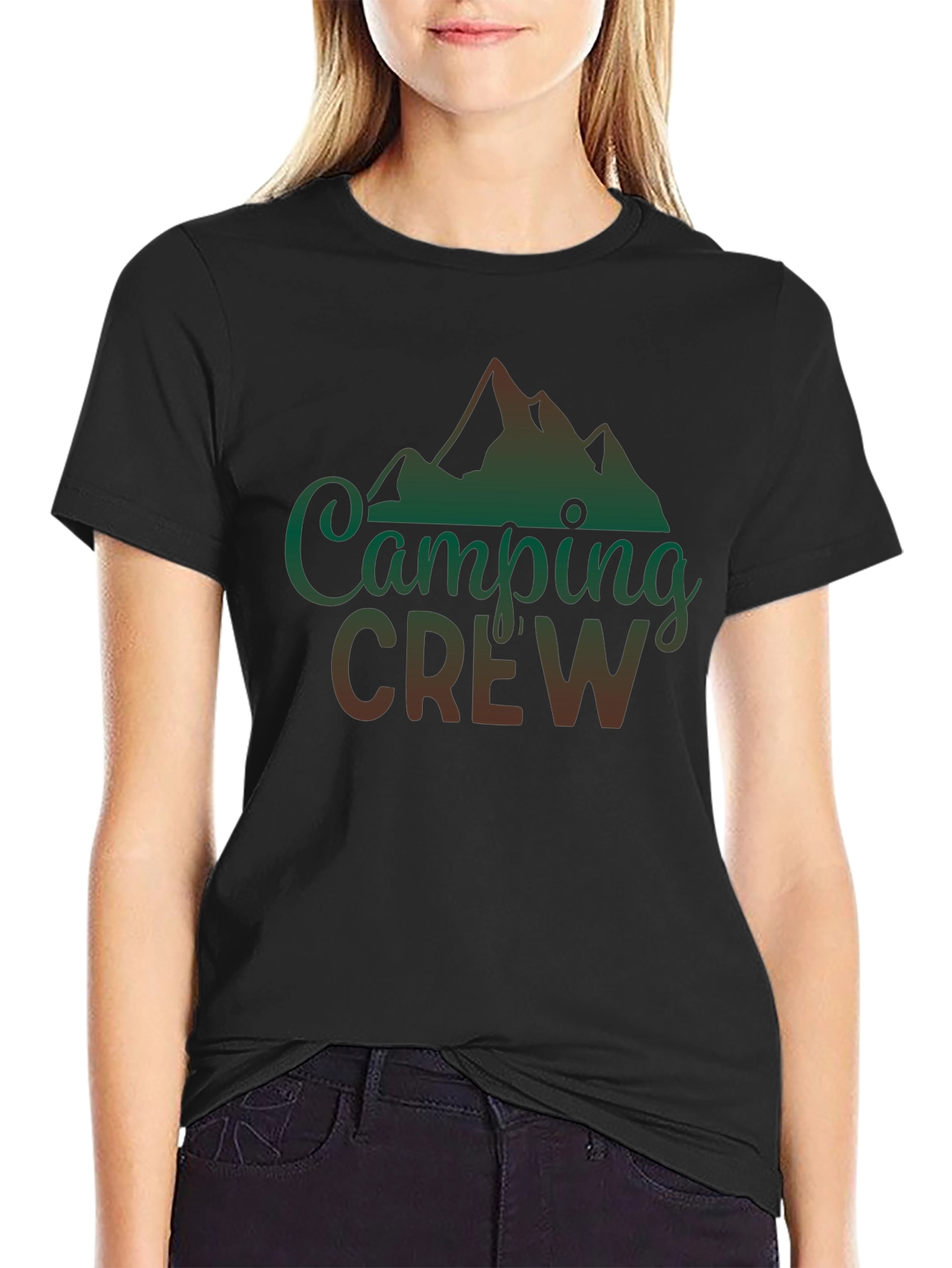 Camping Crew Graphic Tee - Outdoor Adventure Shirt