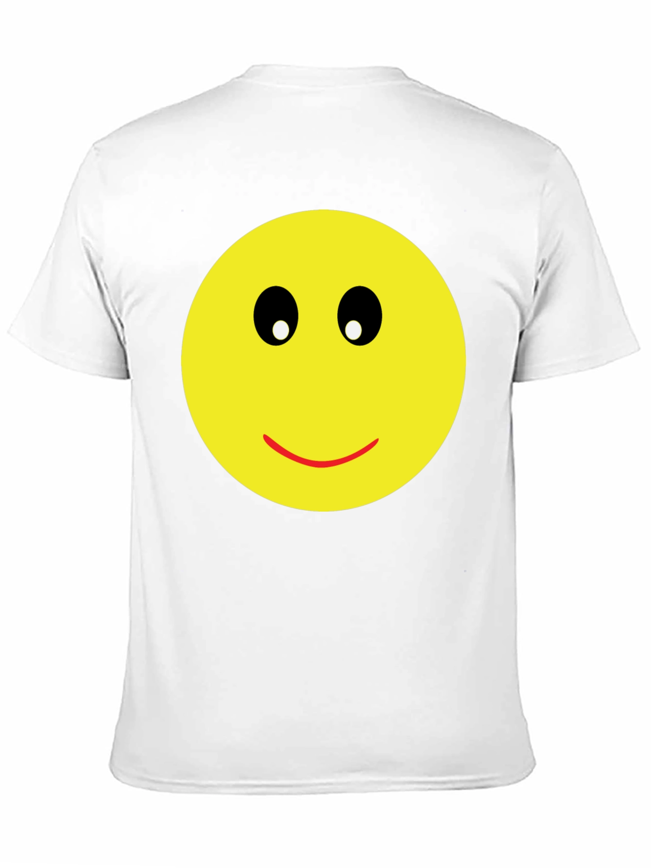Smiley Face Graphic Black T-Shirt
