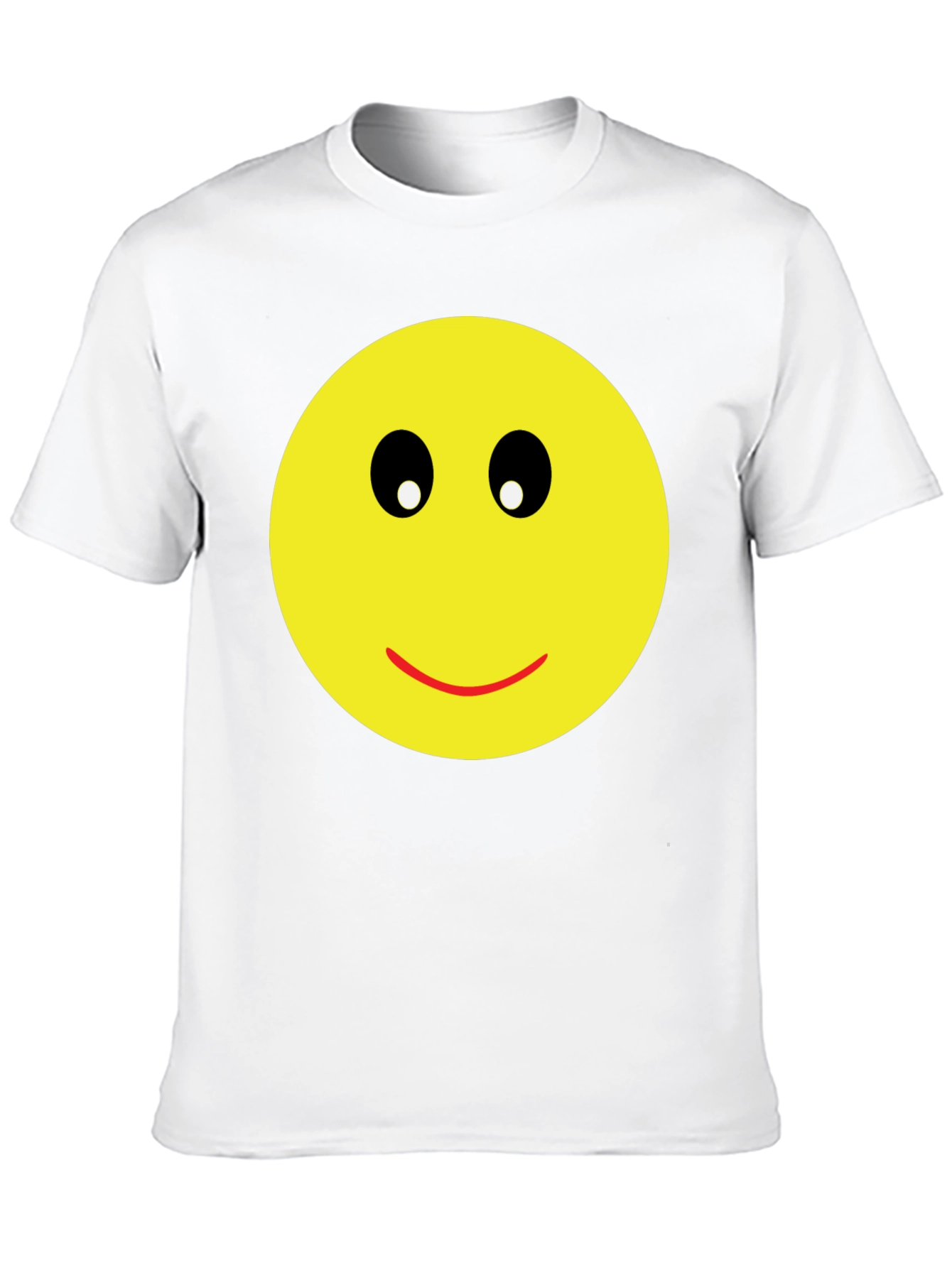 Smiley Face Graphic Black T-Shirt