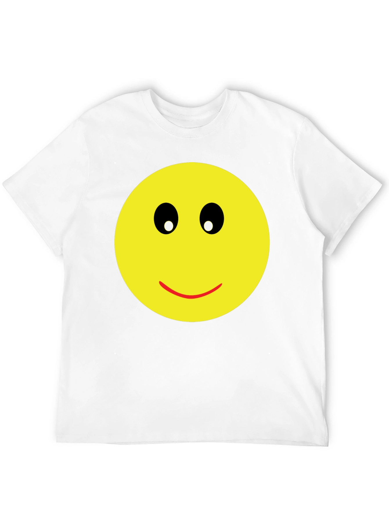 Smiley Face Graphic Black T-Shirt