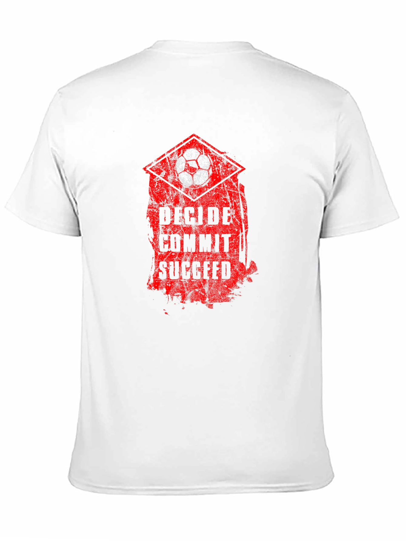 Decide Commit Succeed Soccer T-Shirt