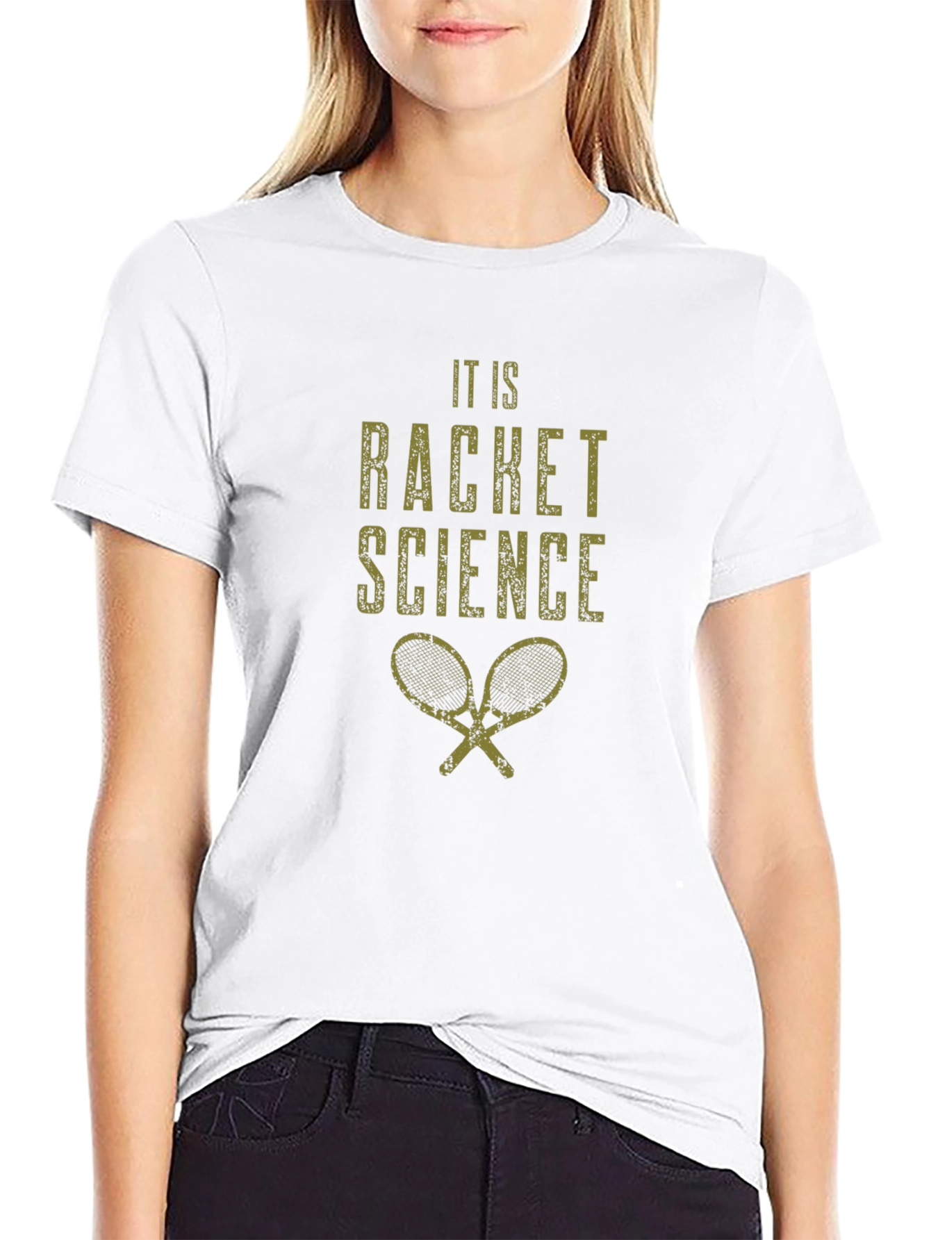 It Is Racket Science T-Shirt - Black