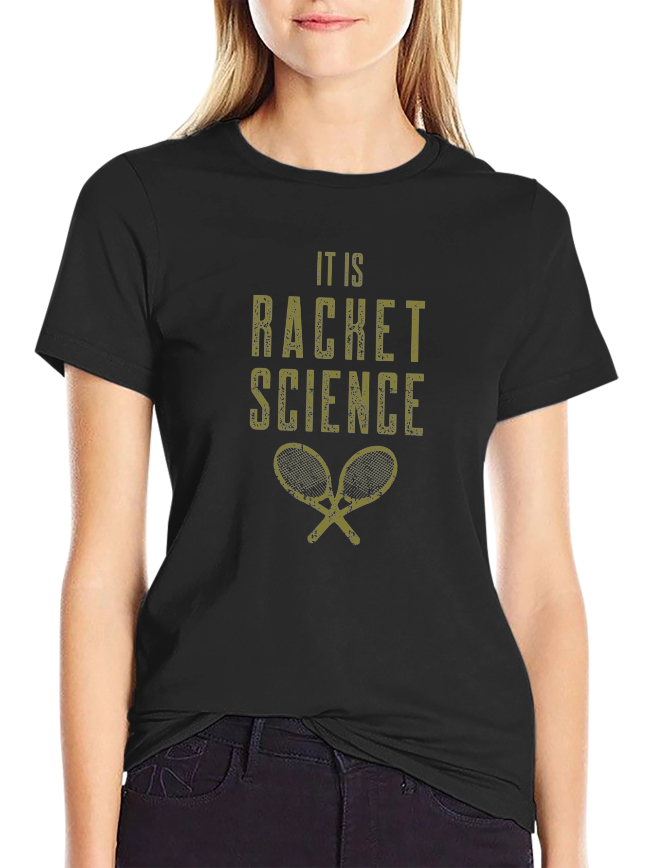 It Is Racket Science T-Shirt - Black
