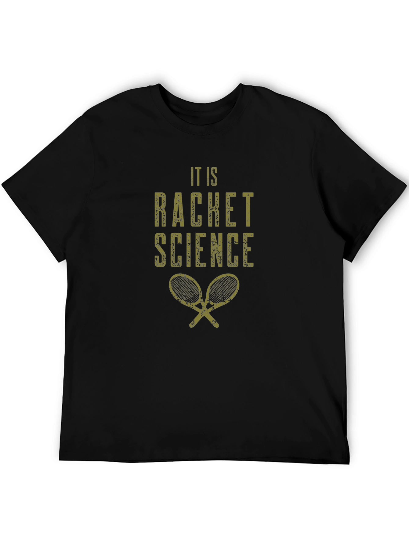 It Is Racket Science T-Shirt - Black