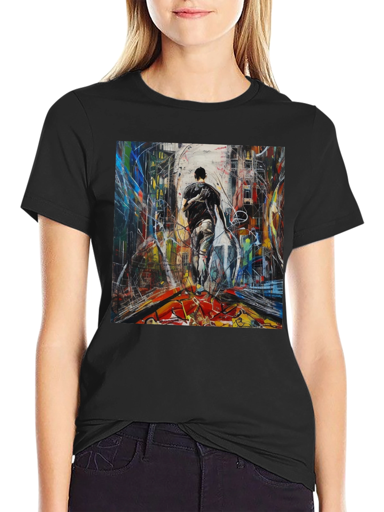 Abstract Cityscape T-Shirt