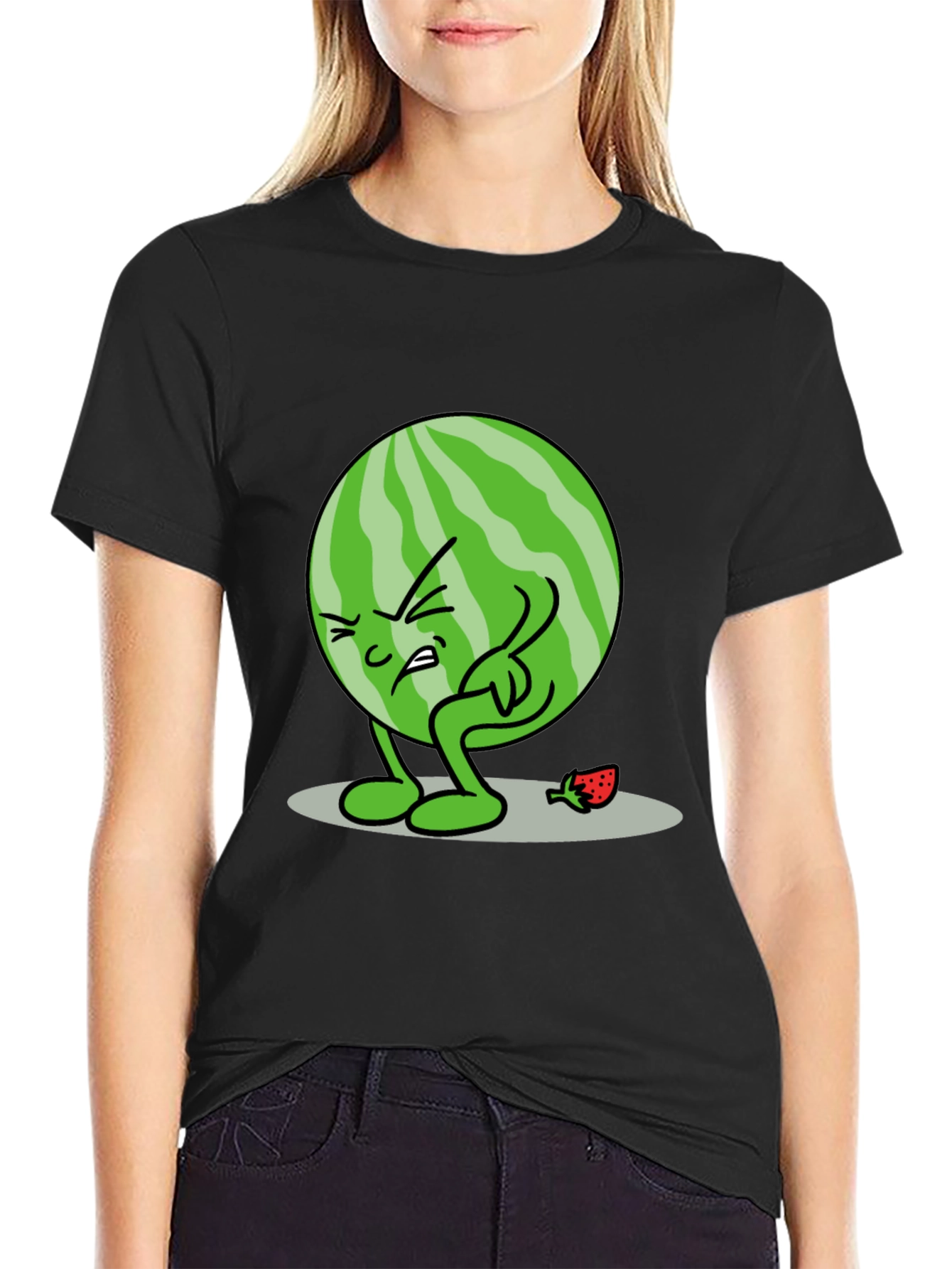 Funny Watermelon Cartoon T-Shirt