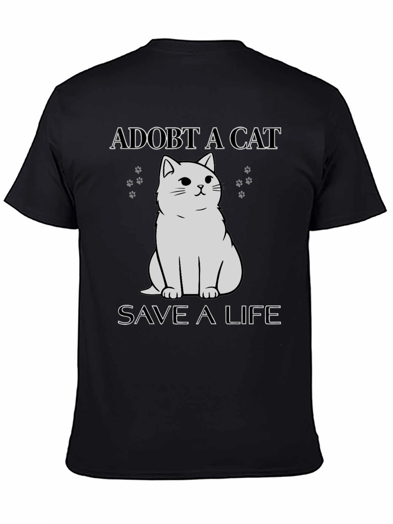 Adopt a Cat T-Shirt - Save a Life