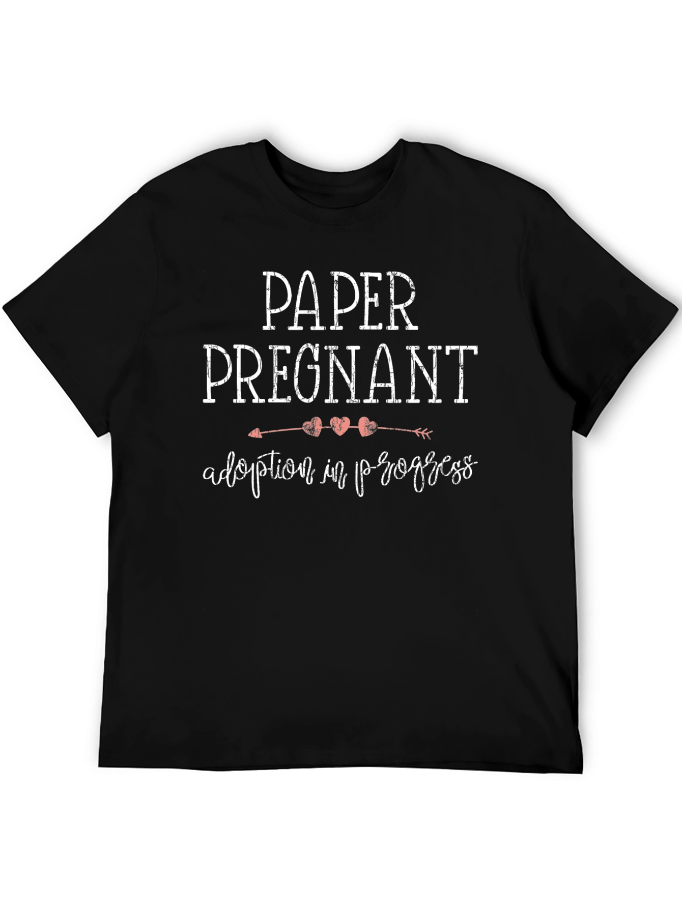 Paper Pregnant Adoption in Progress Tee