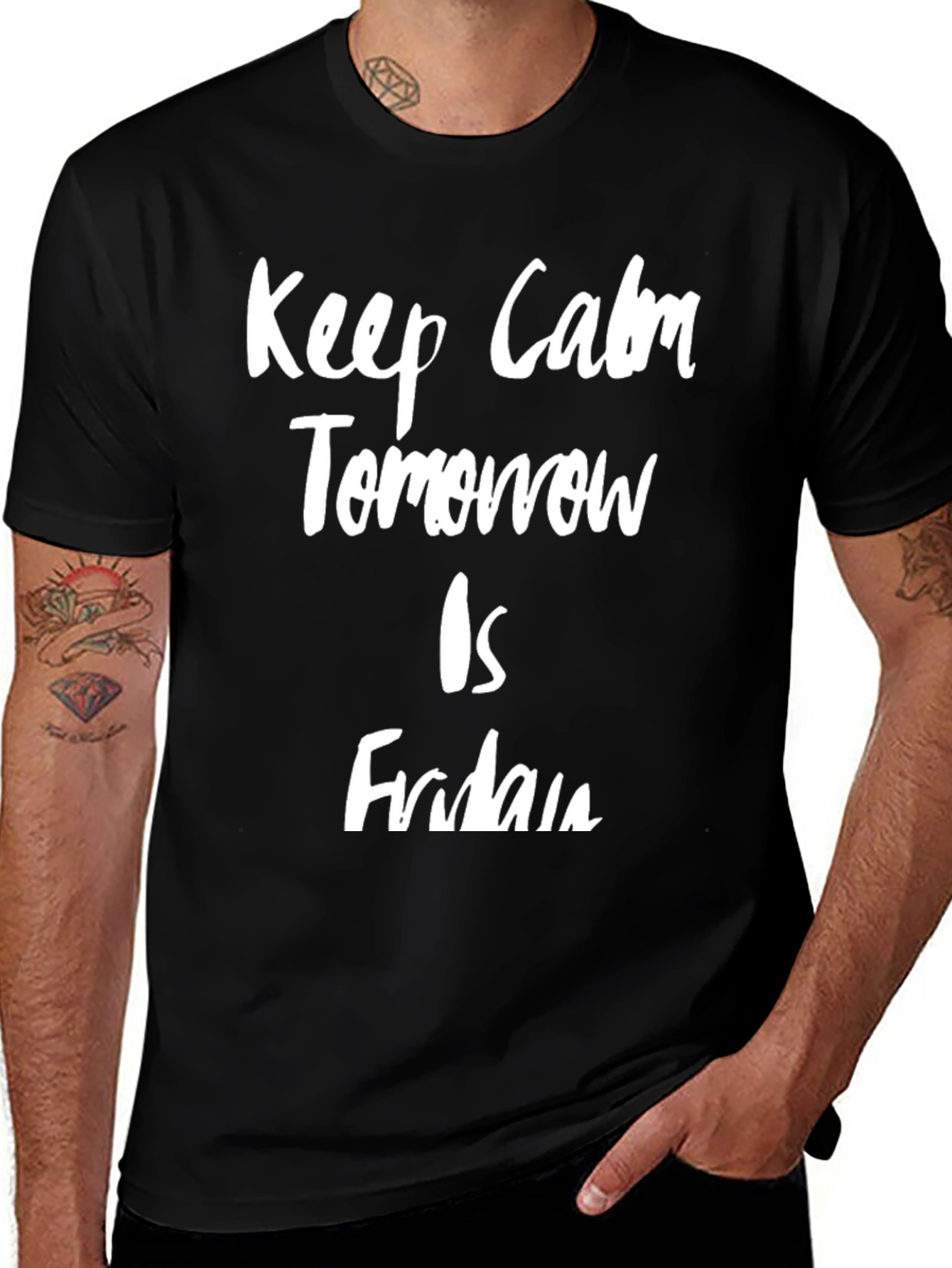 Keep Calm Tomorrow is Friday Graphic T-Shirt