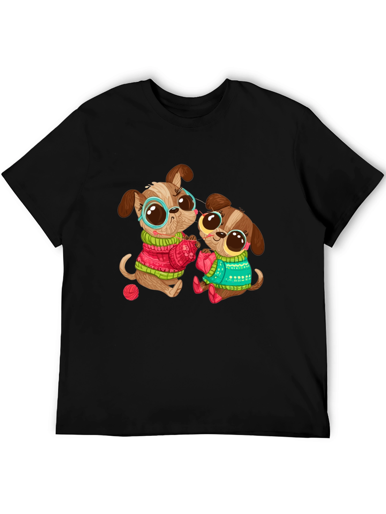 Cute Puppy Knitted Sweater T-Shirt