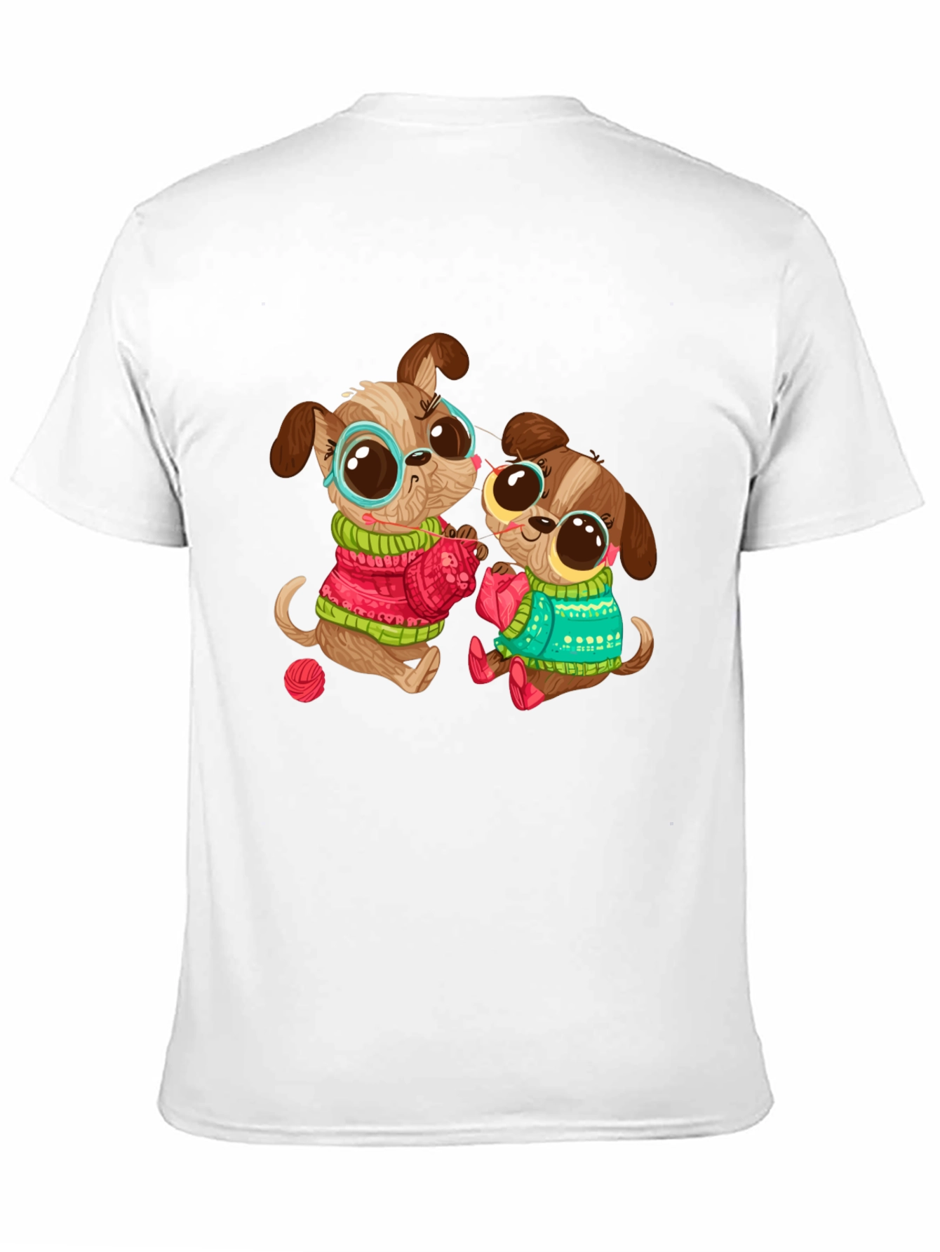 Cute Puppy Knitted Sweater T-Shirt
