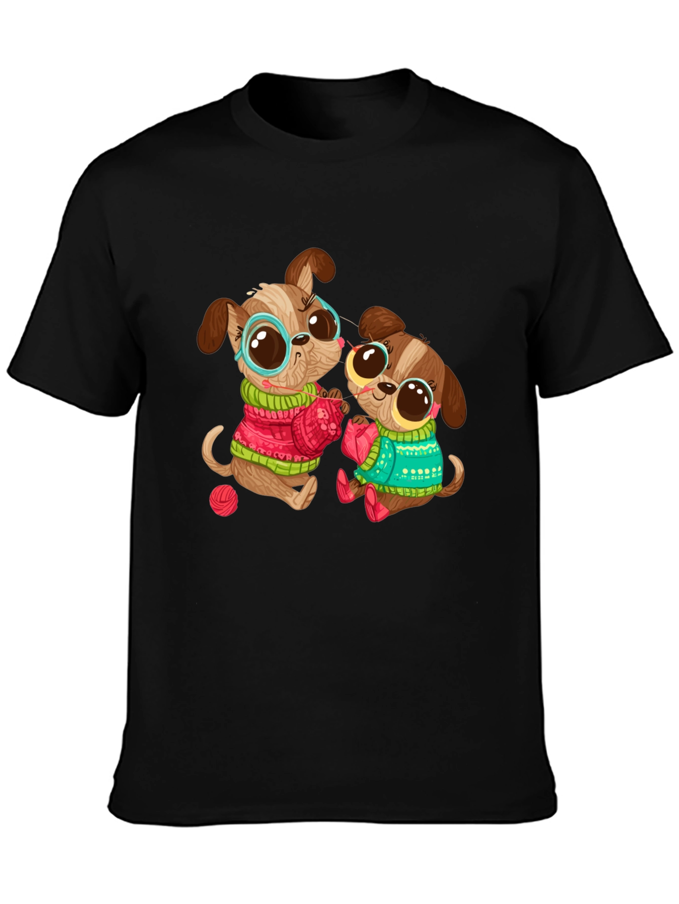 Cute Puppy Knitted Sweater T-Shirt