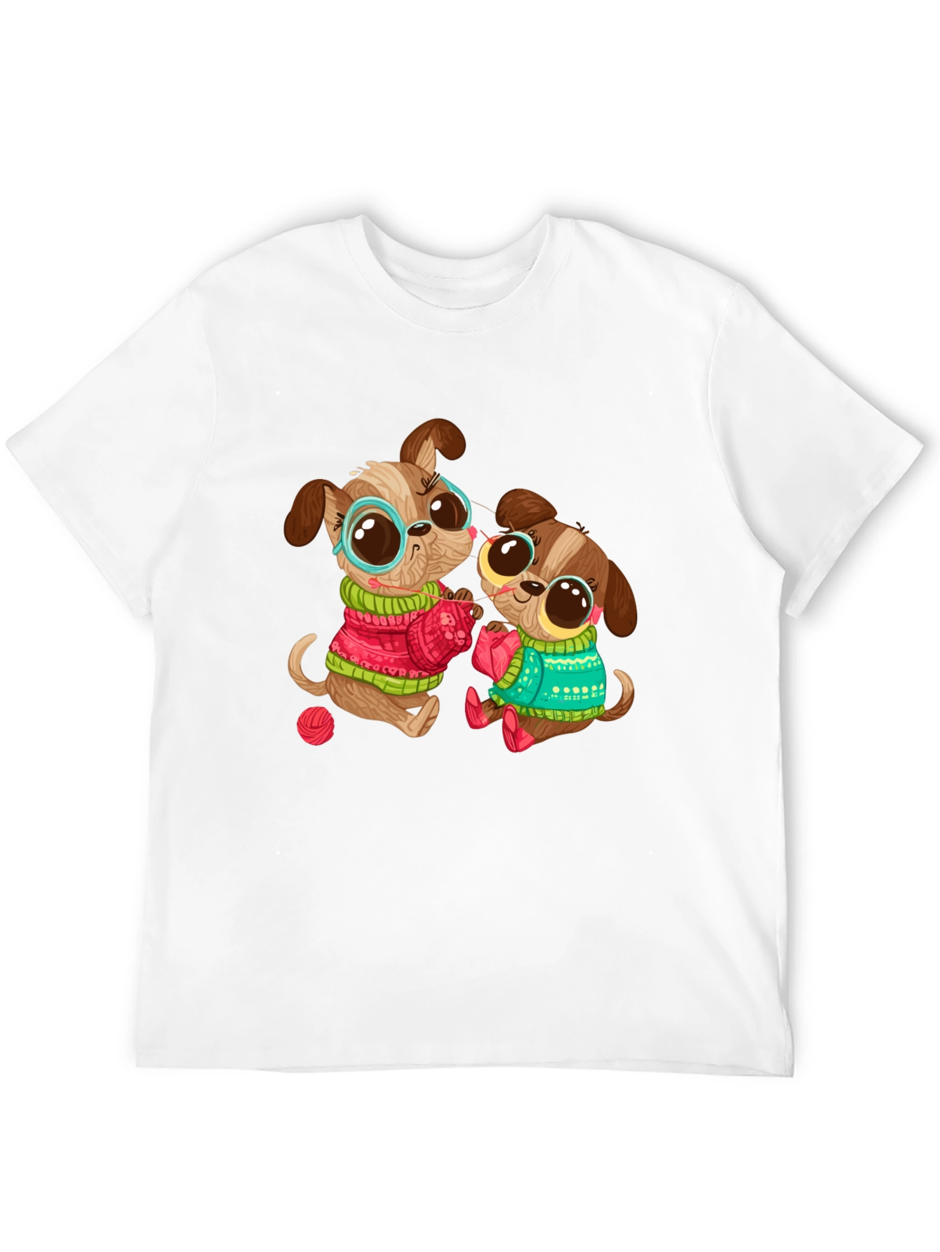 Cute Puppy Knitted Sweater T-Shirt