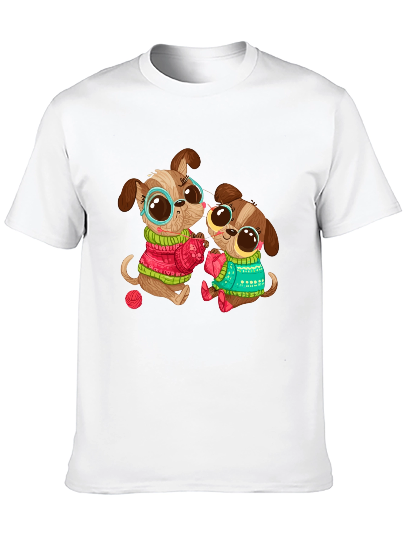 Cute Puppy Knitted Sweater T-Shirt