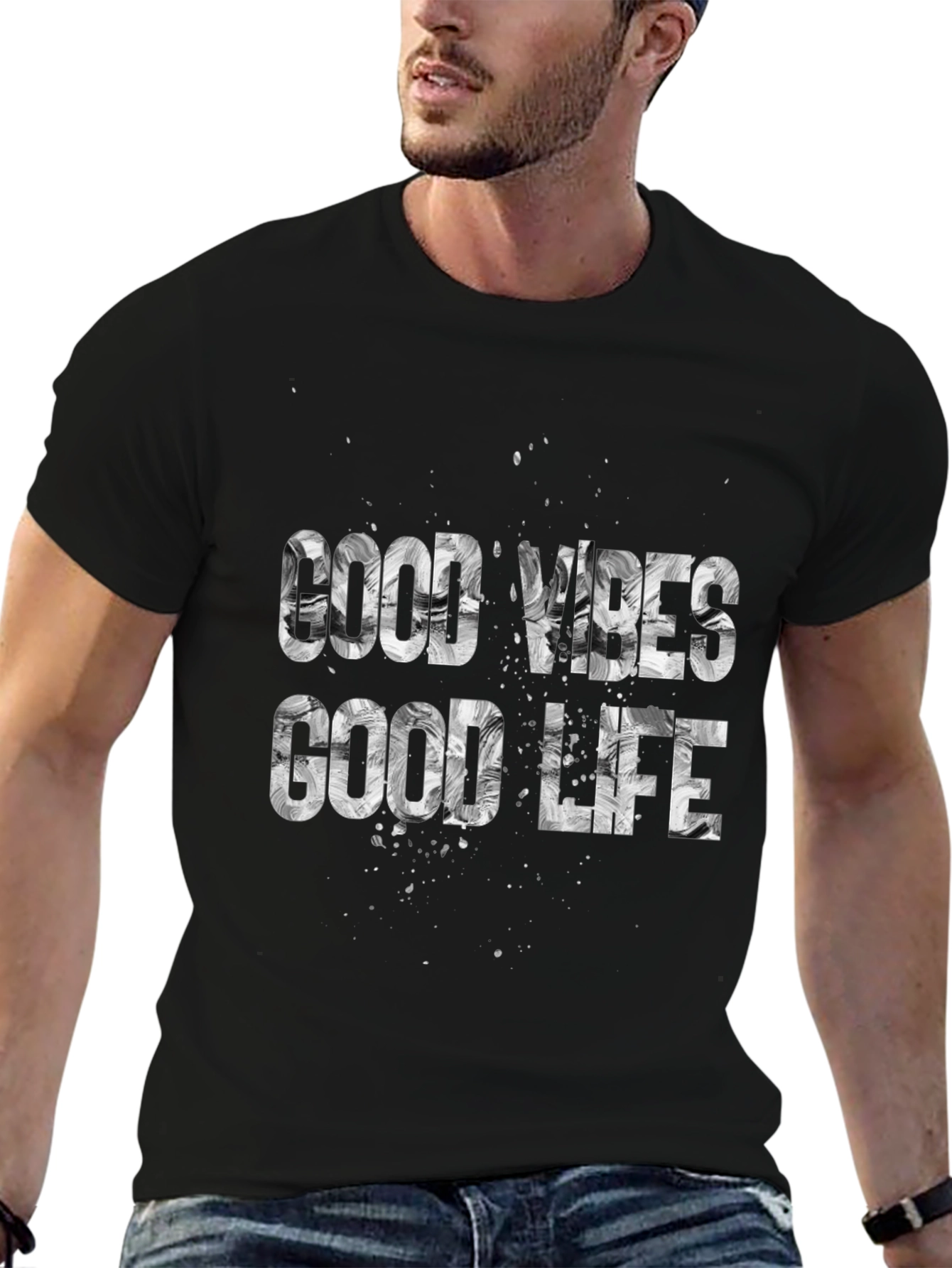 Good Vibes Good Life Graphic Tee