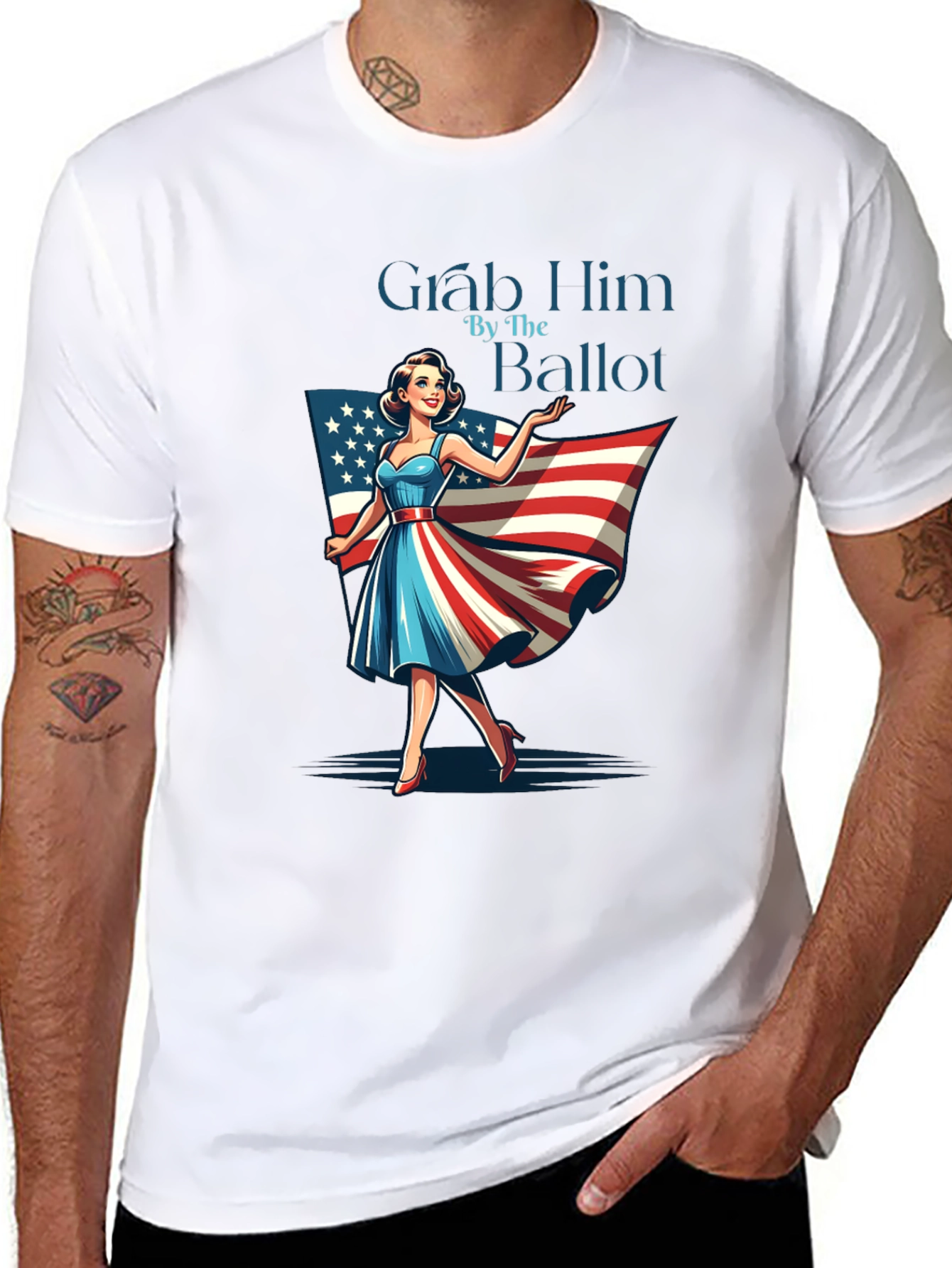 Grab Him by The Ballot Graphic Tee