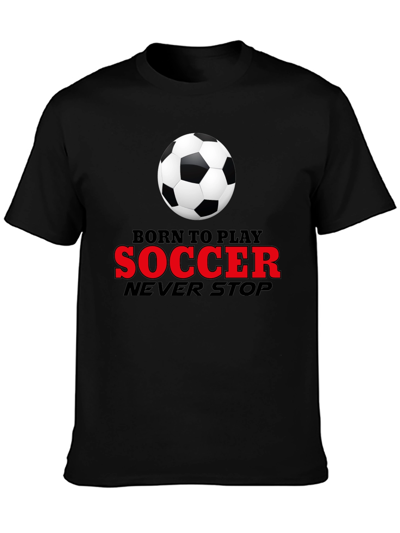 Born to Play Soccer Graphic T-Shirt