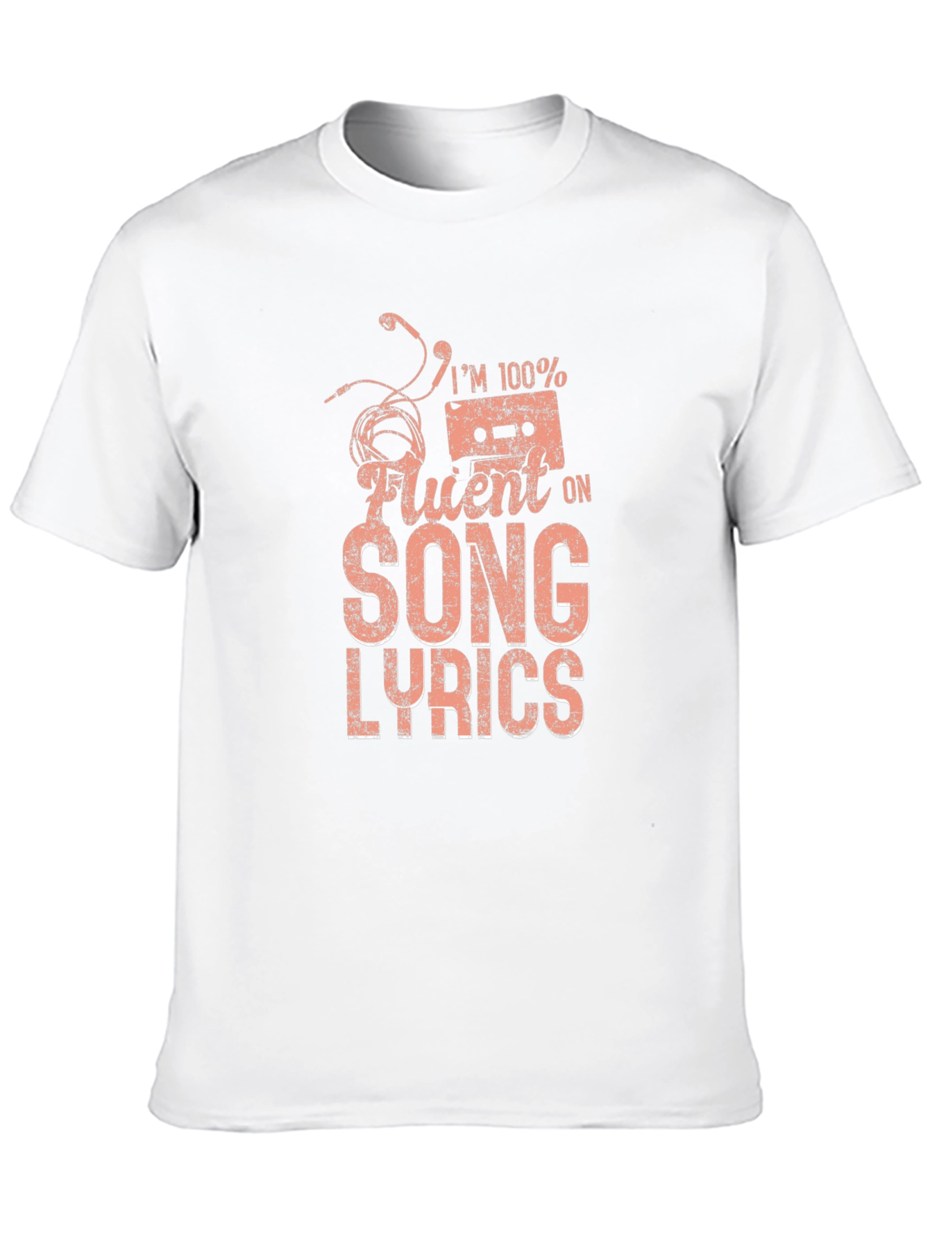 Im 100% Fluent in Song Lyrics Graphic T-Shirt