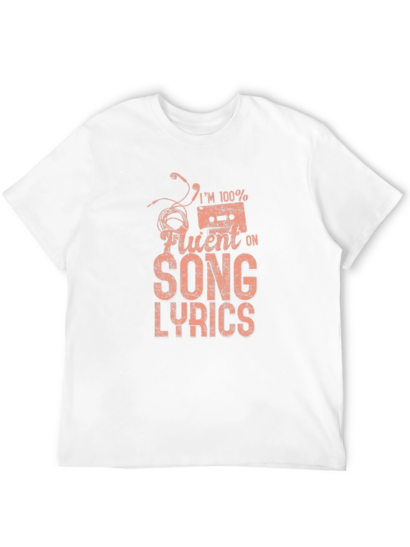 Im 100% Fluent in Song Lyrics Graphic T-Shirt