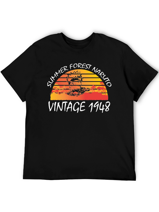 Naruto Vintage 1948 Summer Forest T-Shirt