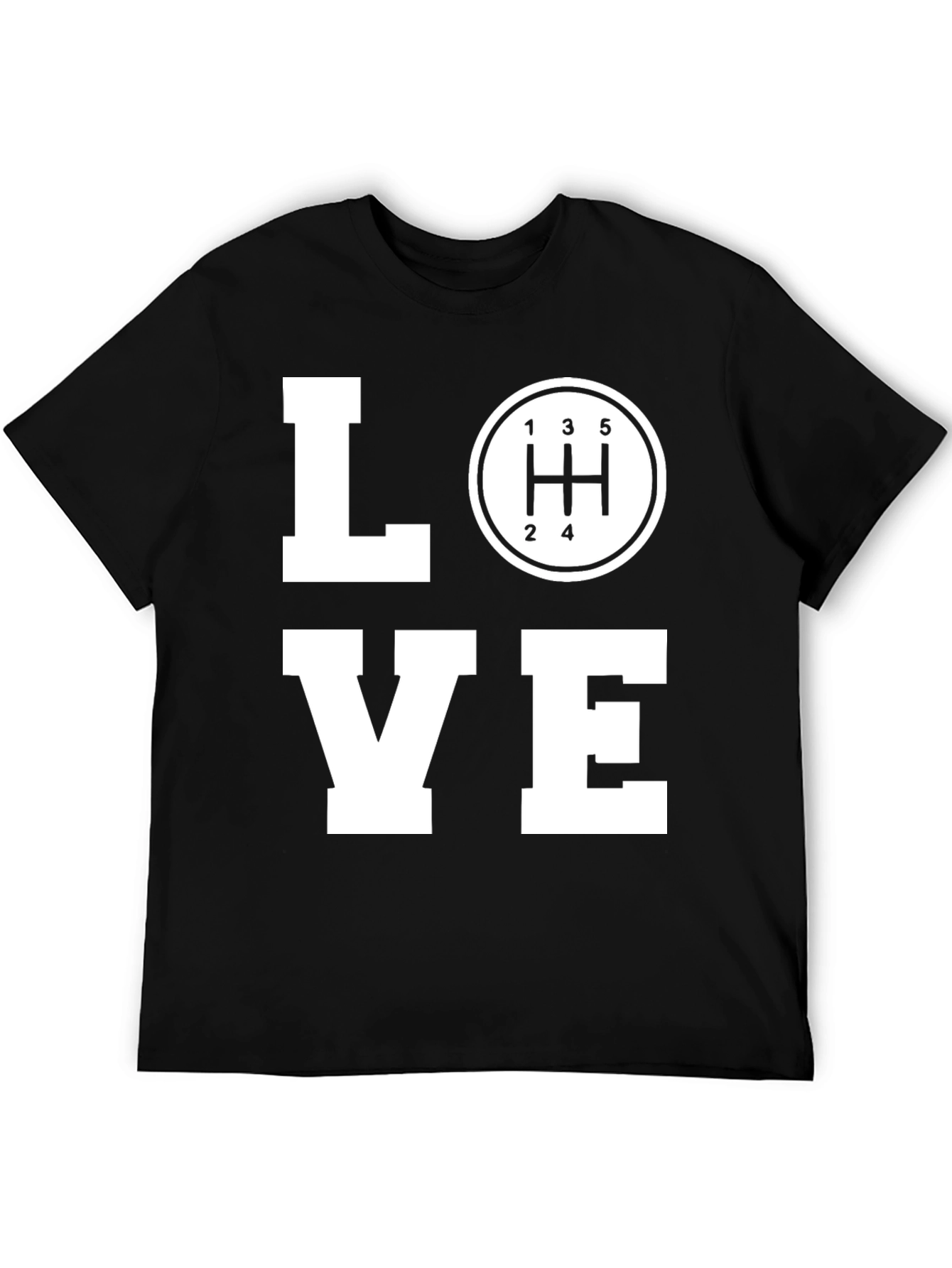 LOVE Manual Transmission Black T-Shirt