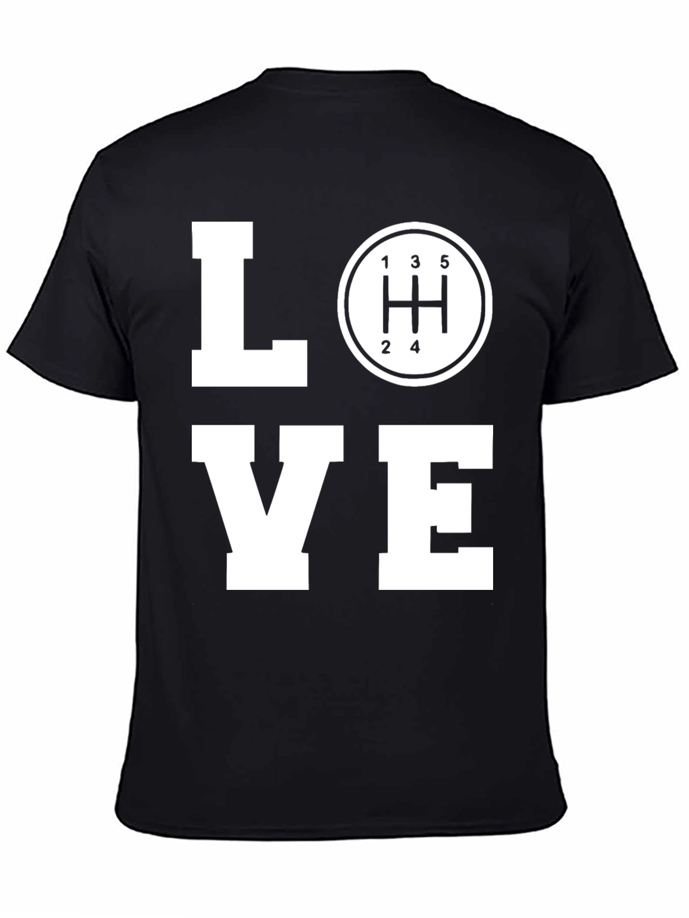 LOVE Manual Transmission Black T-Shirt