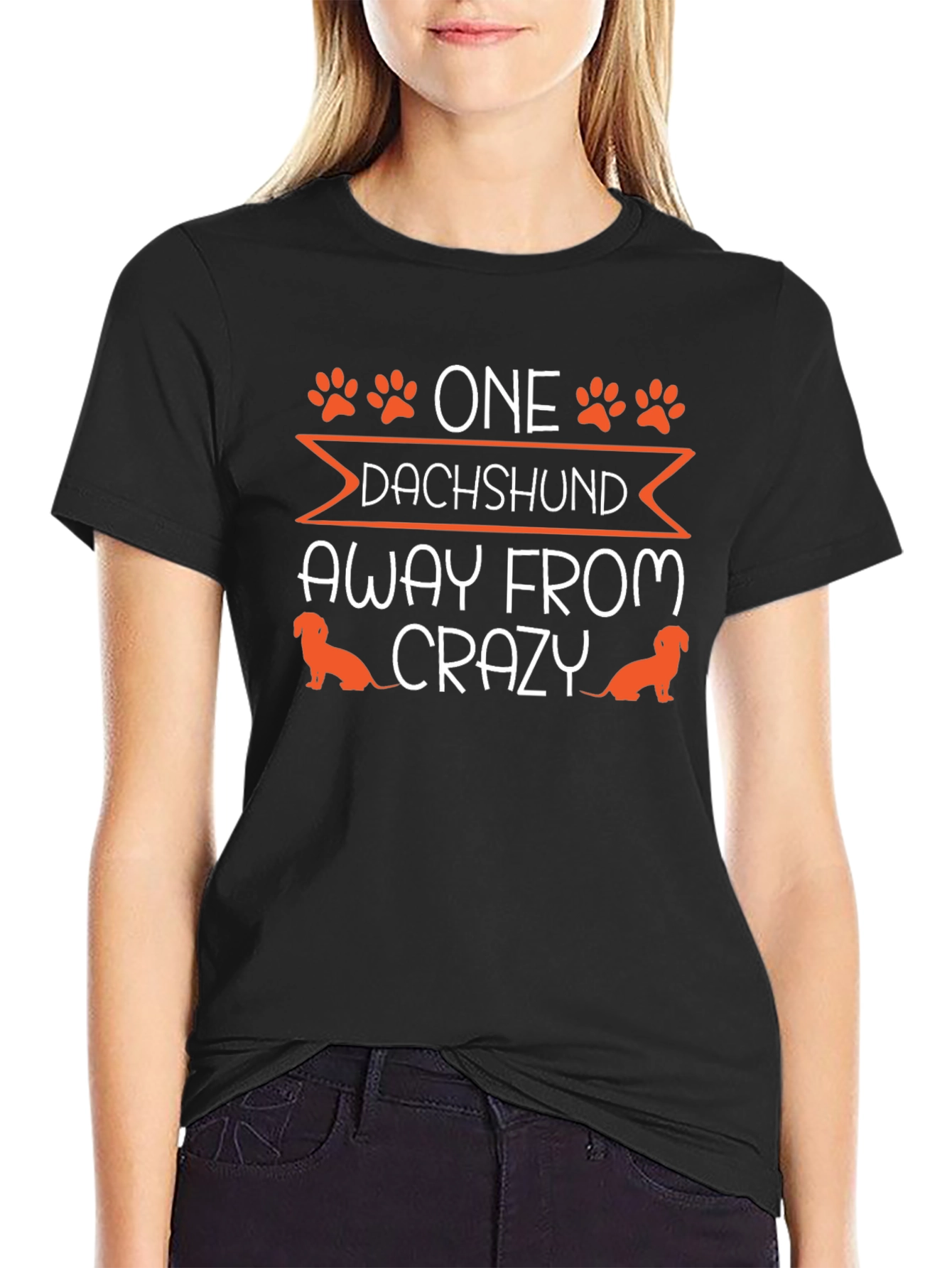One Dachshund Away From Crazy T-Shirt