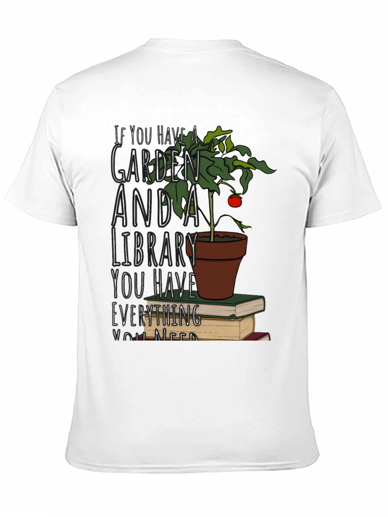Garden and Library T-Shirt