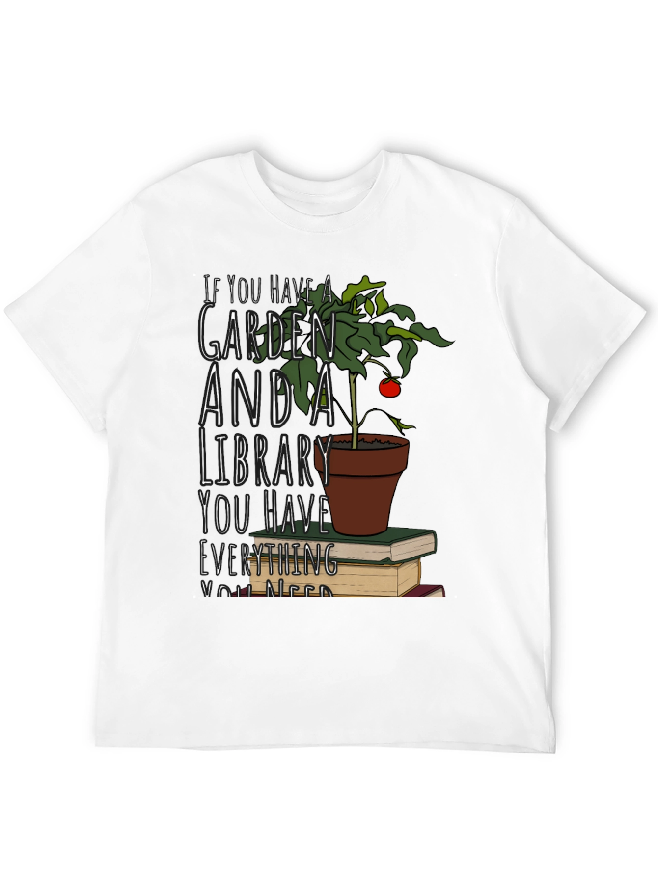 Garden and Library T-Shirt
