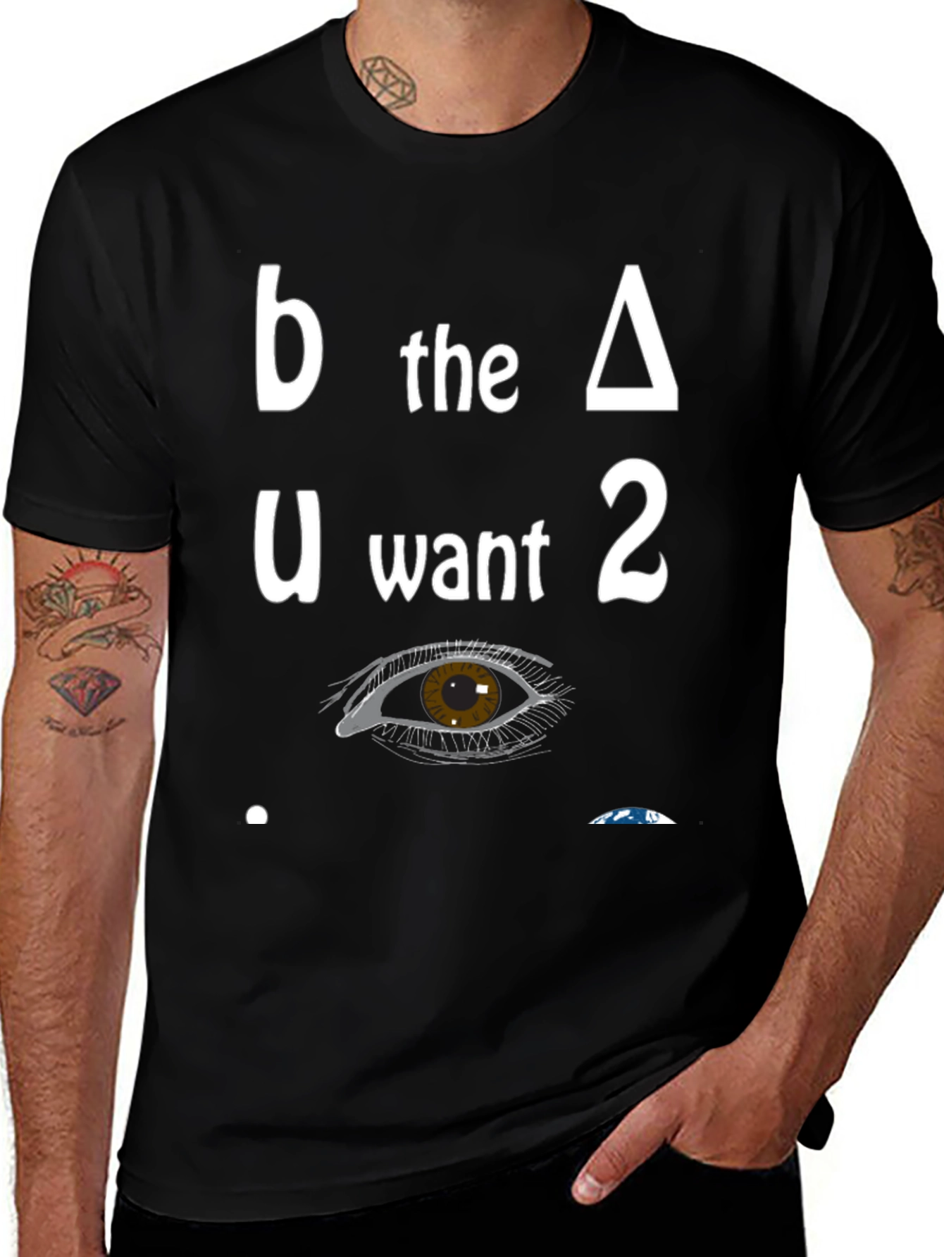 Black Be the Change Graphic T-Shirt