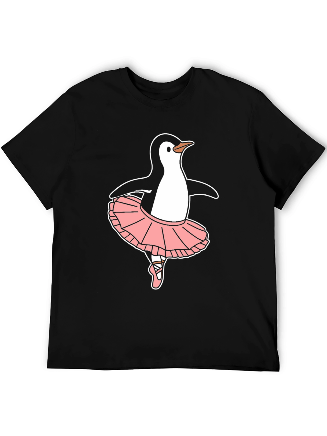Penguin Ballerina Black T-Shirt
