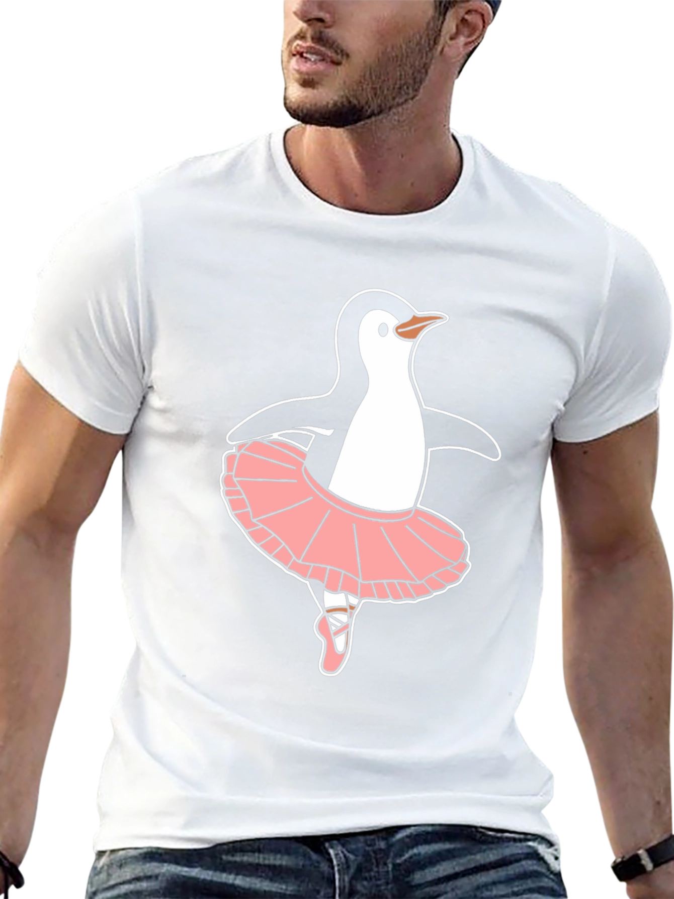 Penguin Ballerina Black T-Shirt