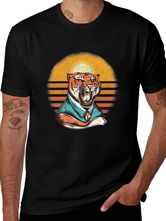 Tiger Business Retro T-Shirt