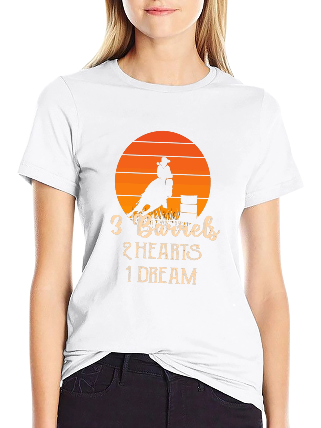 3 Barrels 2 Hearts 1 Dream Rodeo T-Shirt